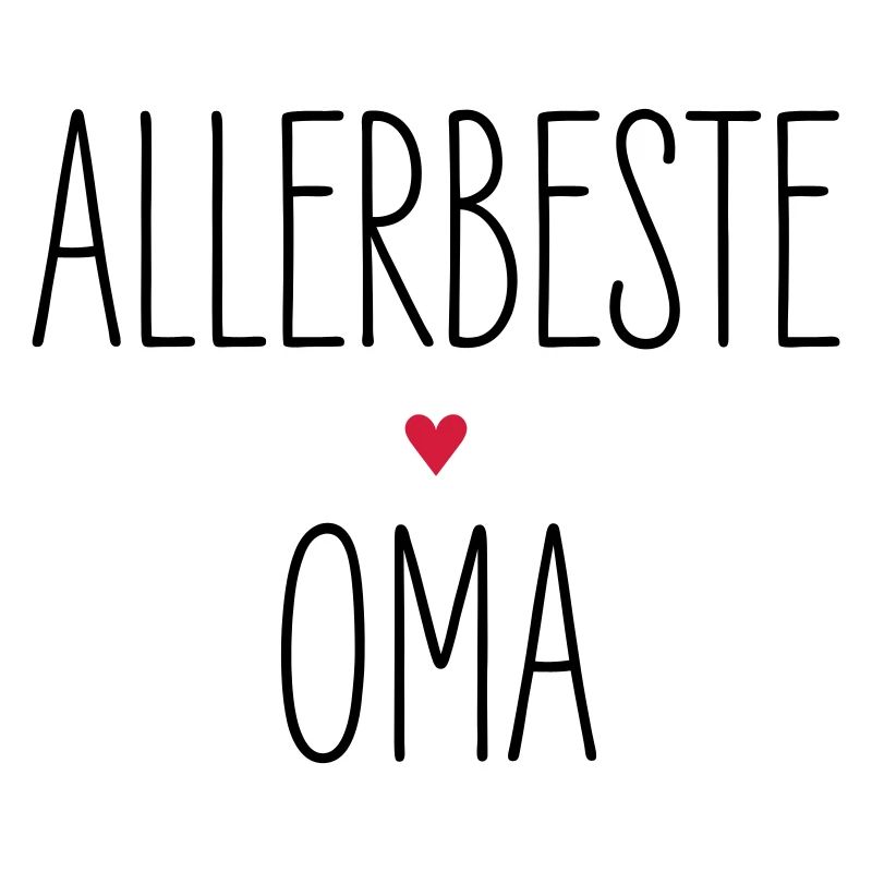 Allerbeste Oma, Beste Großmutter Herz, Geburtstag