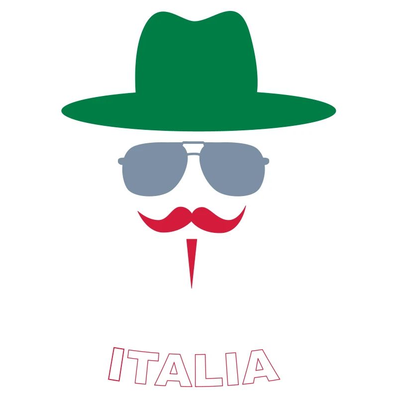 Italy Fan with mustache