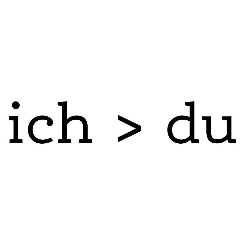 Ich vs du