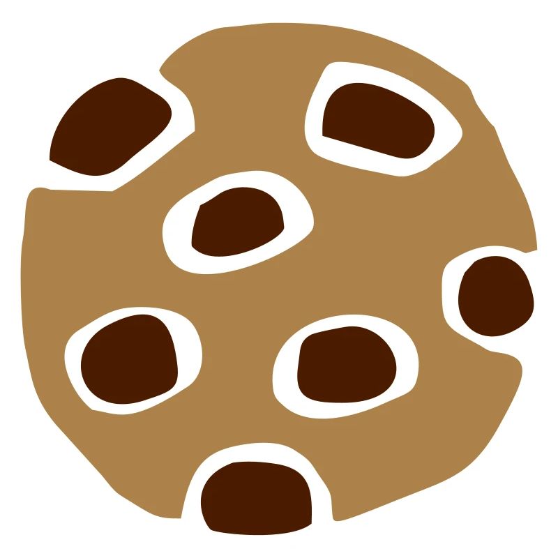 Biscuit with chocolate - cookie - bakery