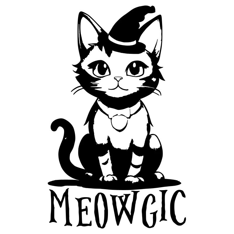 Meowgic (B&W)