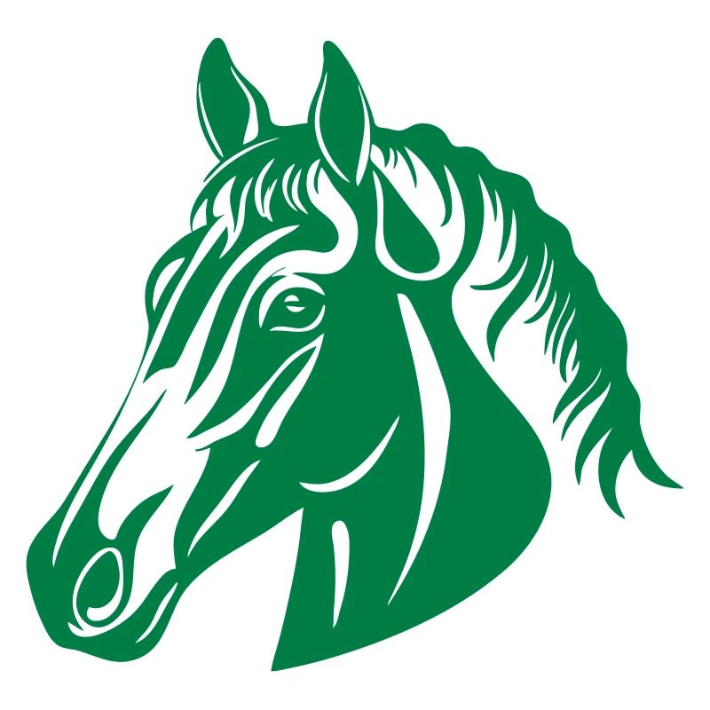 Silhouette de cheval