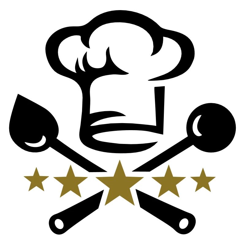 Chef's hat, five stars, cook, kitchen, restaurant