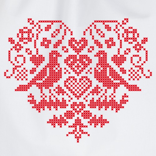 Serdce (Heart) - Drawstring Bag