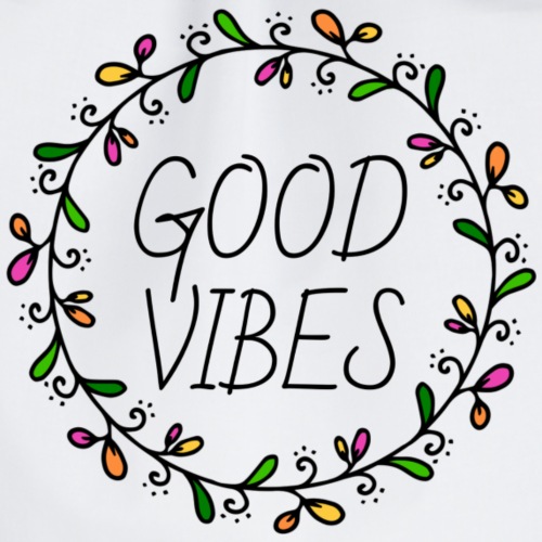 Good vibes, only, positiv, Positivität, Motivation - Turnbeutel