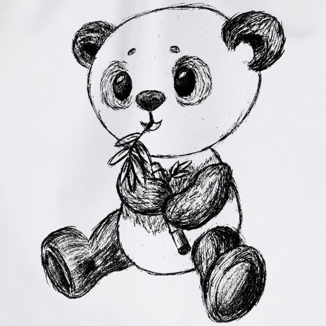 Panda Karhu musta scribblesirii