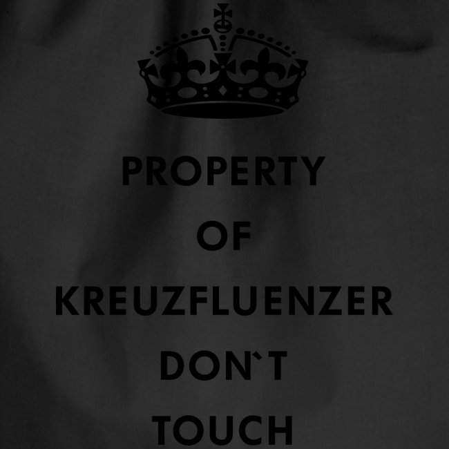 Kreuzfluenzer Don´t Touch Black
