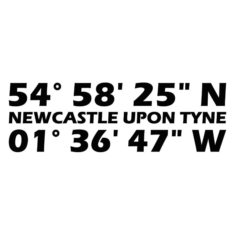 Newcastle upon Tyne coordinates