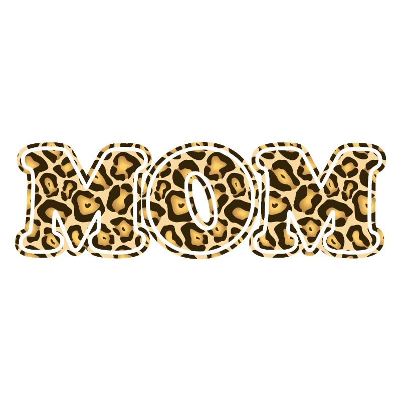 MOM Leopard Print Pattern