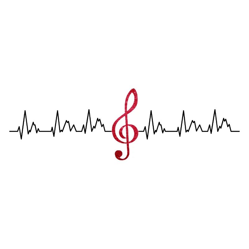Glowing Treble Clef