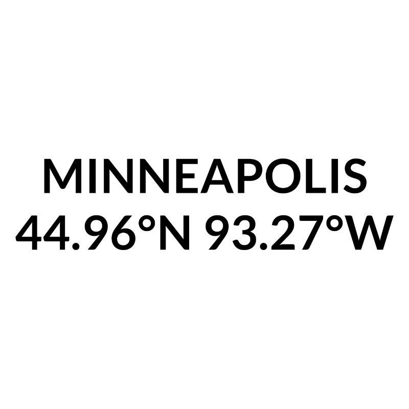 Minneapolis, Minnesota, USA Coordinates