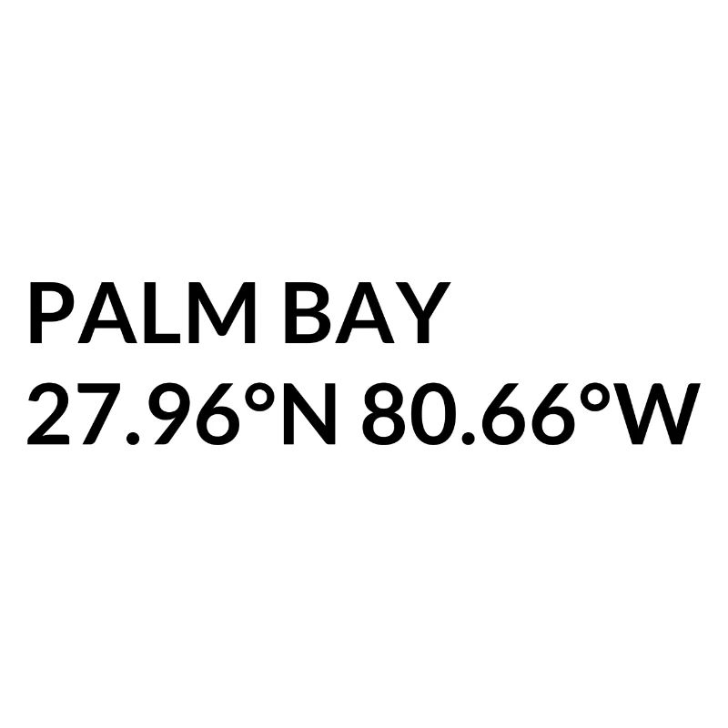 Palm Bay, Florida, USA Coordinates