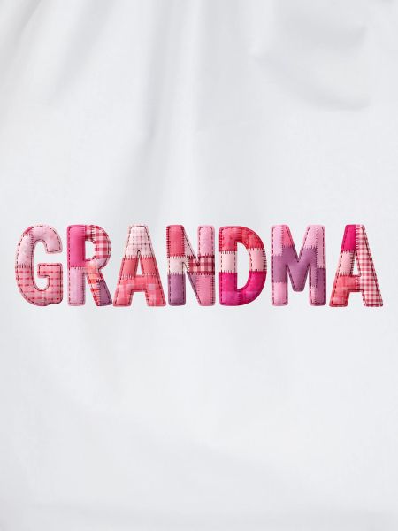 Großmutter Pink Plaid Buchstaben Patchwork