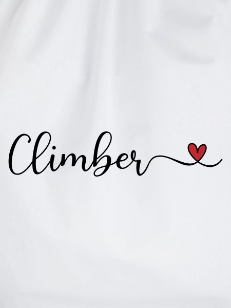 Climber Heart Typography