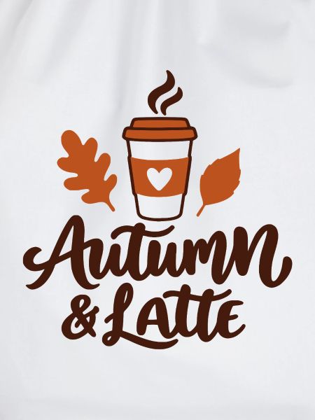 Herbst- und Latte-Cozy Herbstkaffee-Liebhaber