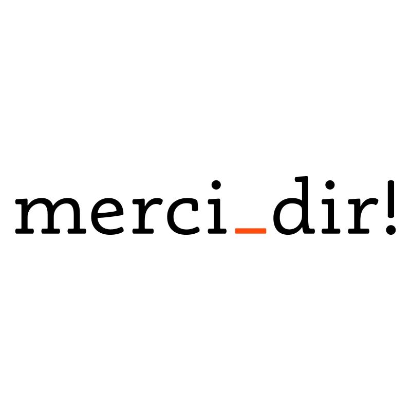 merci dir - 2 couleurs