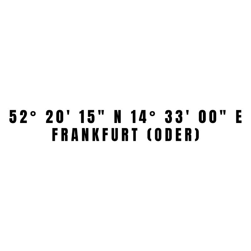 Frankfurt (Oder) Brandenburg Coordinates