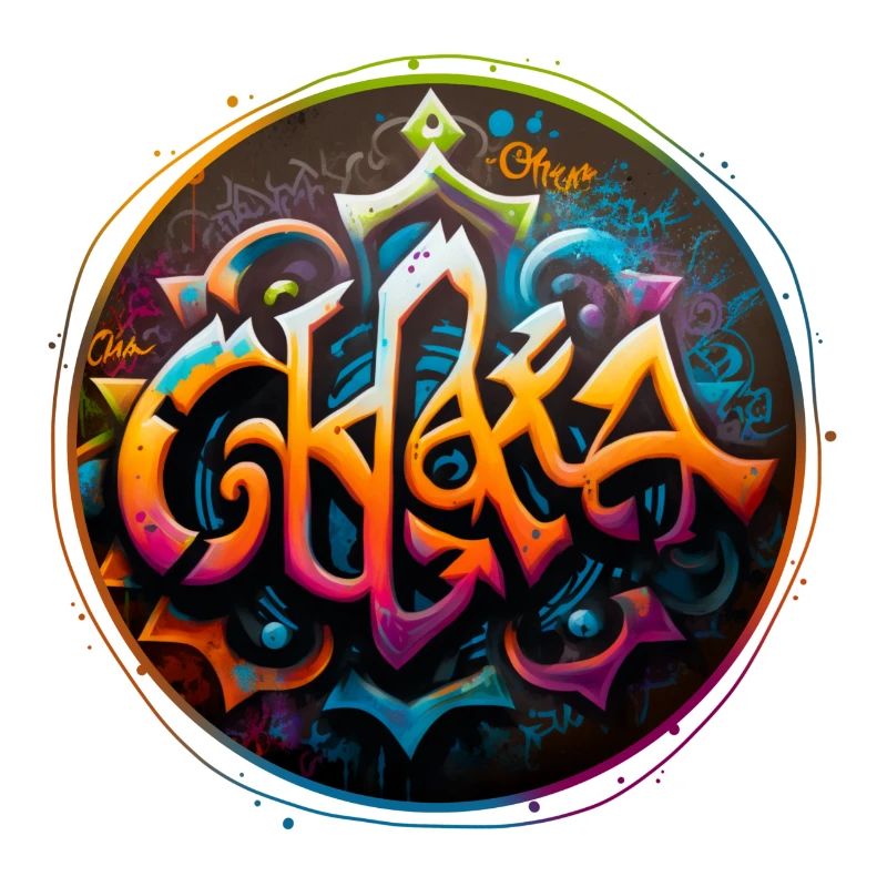 Chakras Graffiti Theme 3