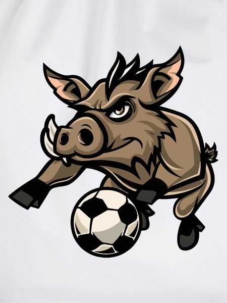 Wildschwein Fußball-Dribbler