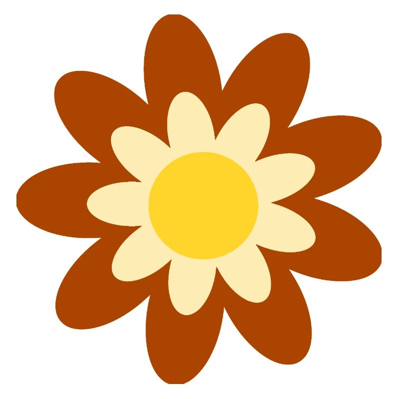 70s Flower Pattern Hippie Gift