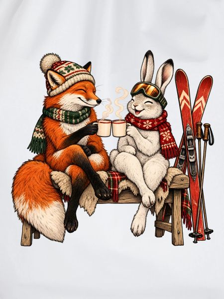 Rotfuchs & Schneehase beim Après-Ski