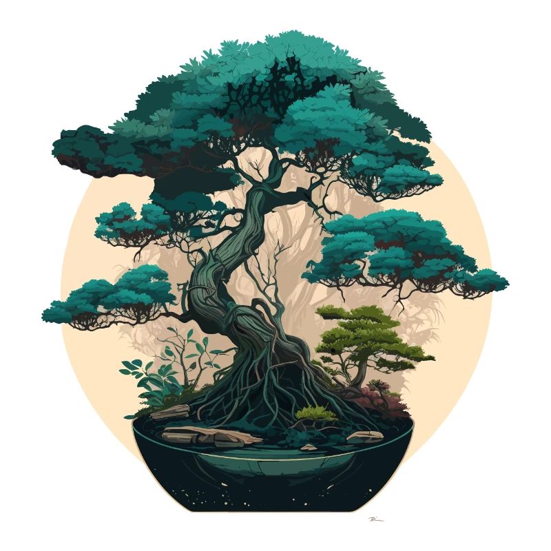 Artistic Bonsai Tree