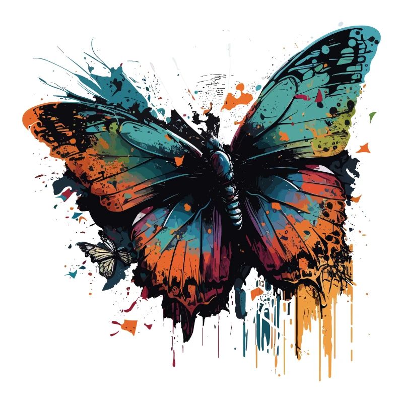 Irisierender Schmetterling