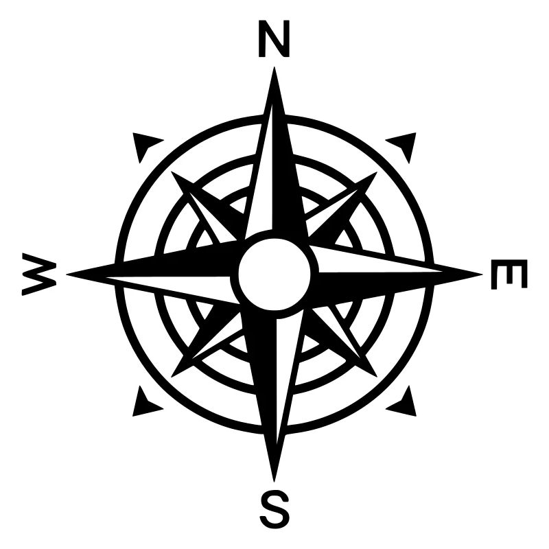 Compass Wind Rose Navigation