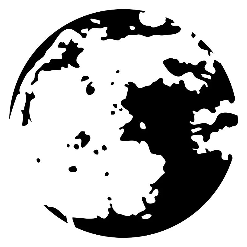 Moon Stencil