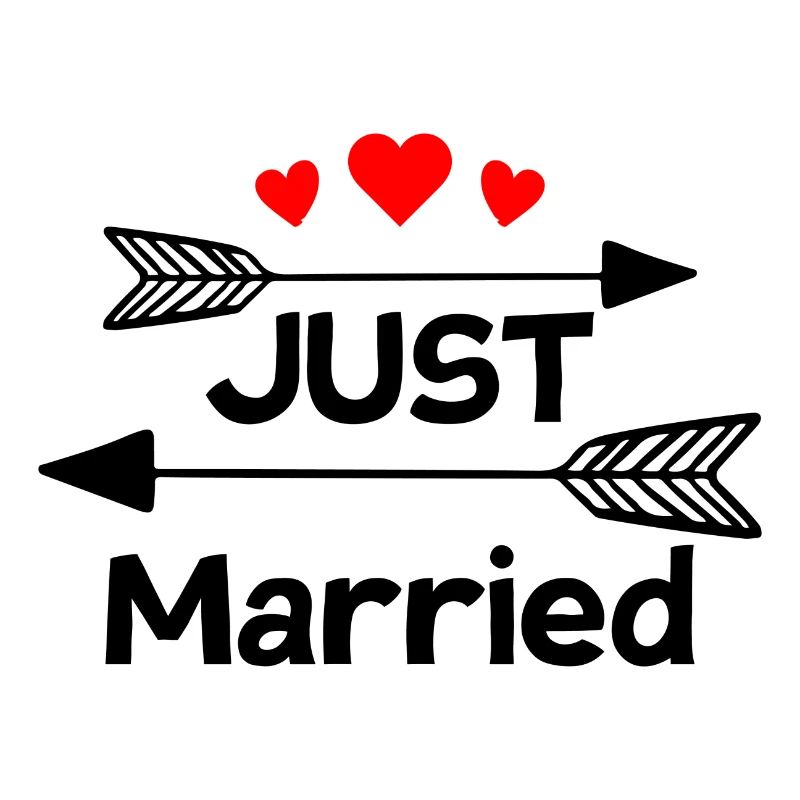 Just Married wedding gift