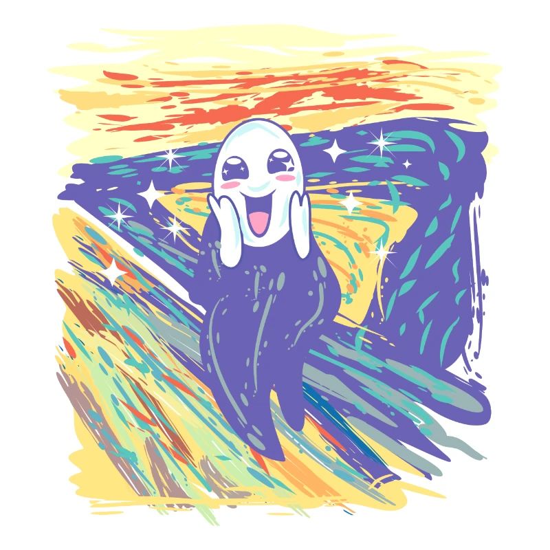 Scream Cute Peinture Expressionnisme Edvard Munch