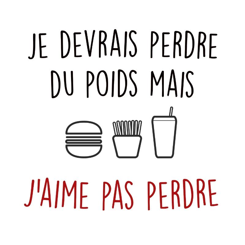je devrais perdre du poids mais j'aime pas perdre