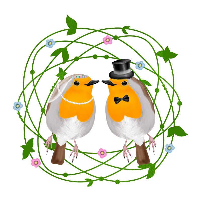 Robin Bird Wedding