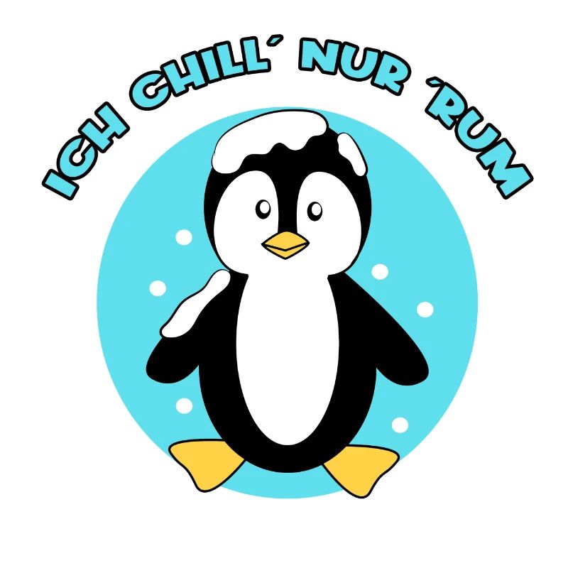 Süß Pinguin Seevogel Arktis Tier Schnee Vogel Eis