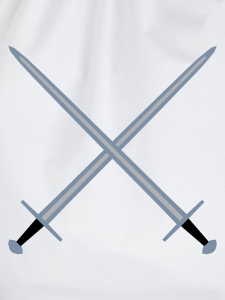 Crossed swords.