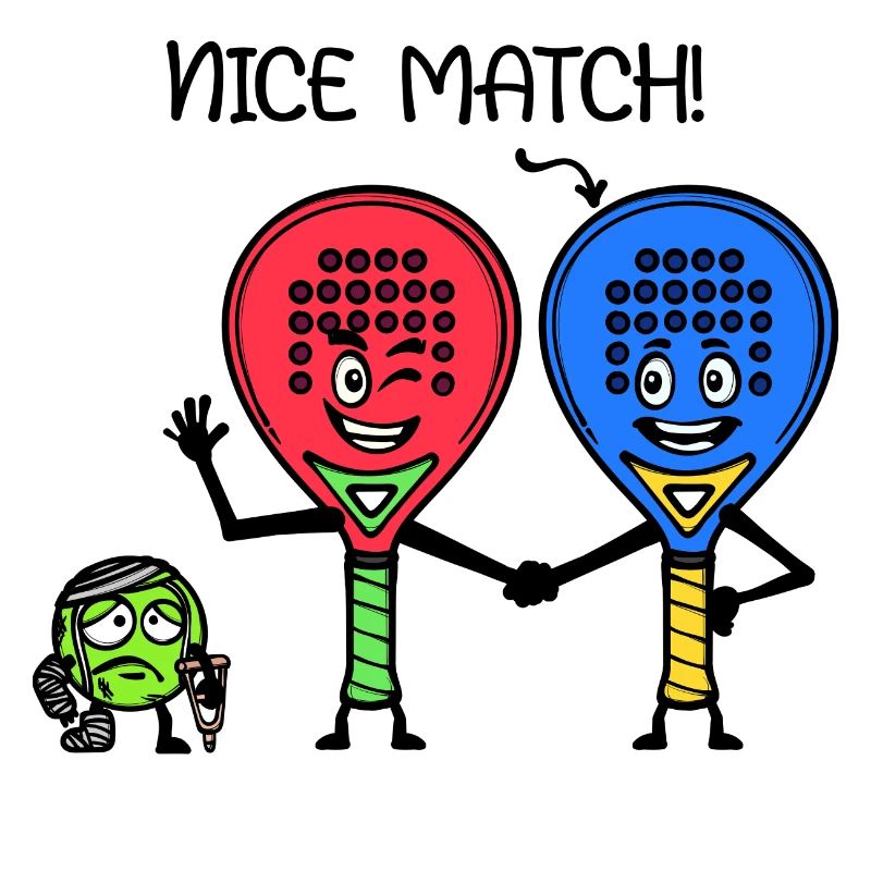 Racket Player Statement Padel Balls Padel Team