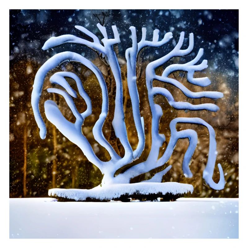 old tree during winter