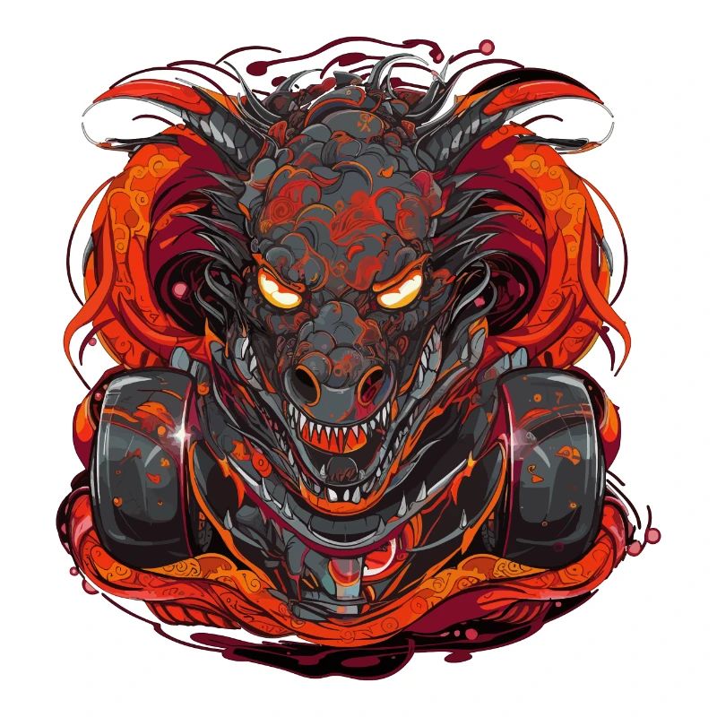 Drachen Auto