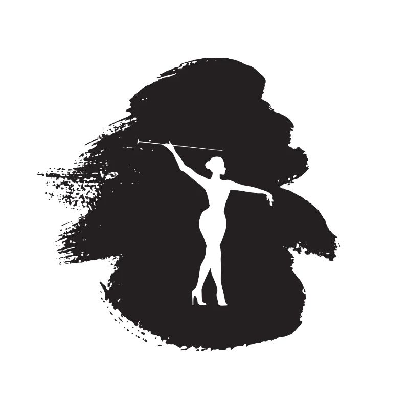 Gymnastics Twirling Baton Twirling