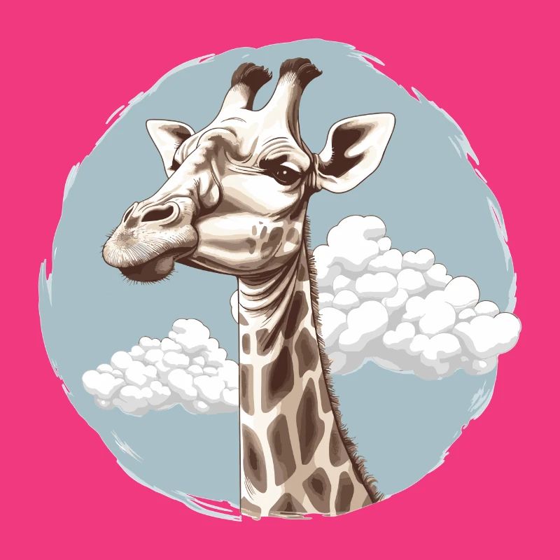 Giraffe im Himmel