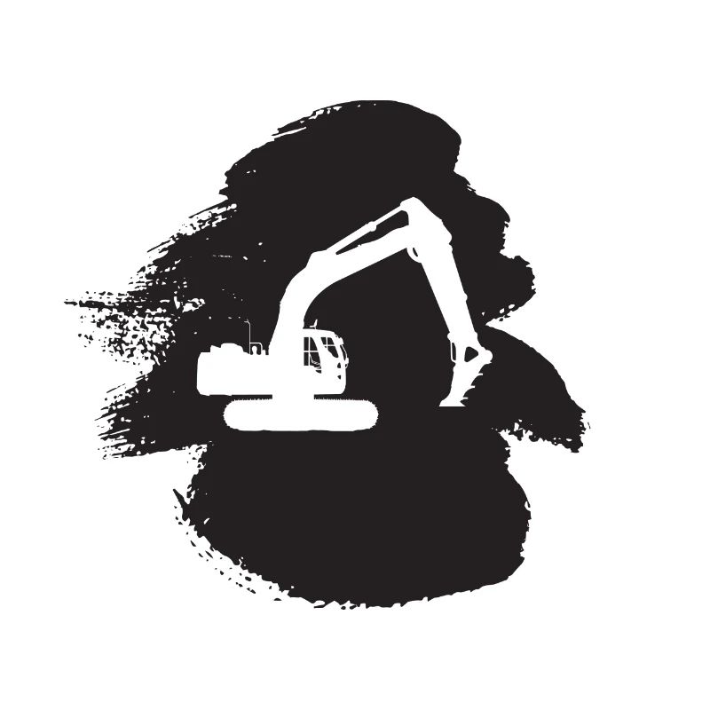 Baggerfahrerin Baustelle Baustelle