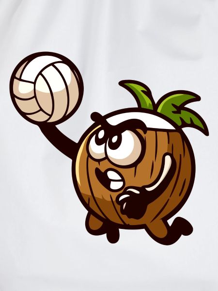 Spike die Volleyball-Eichel