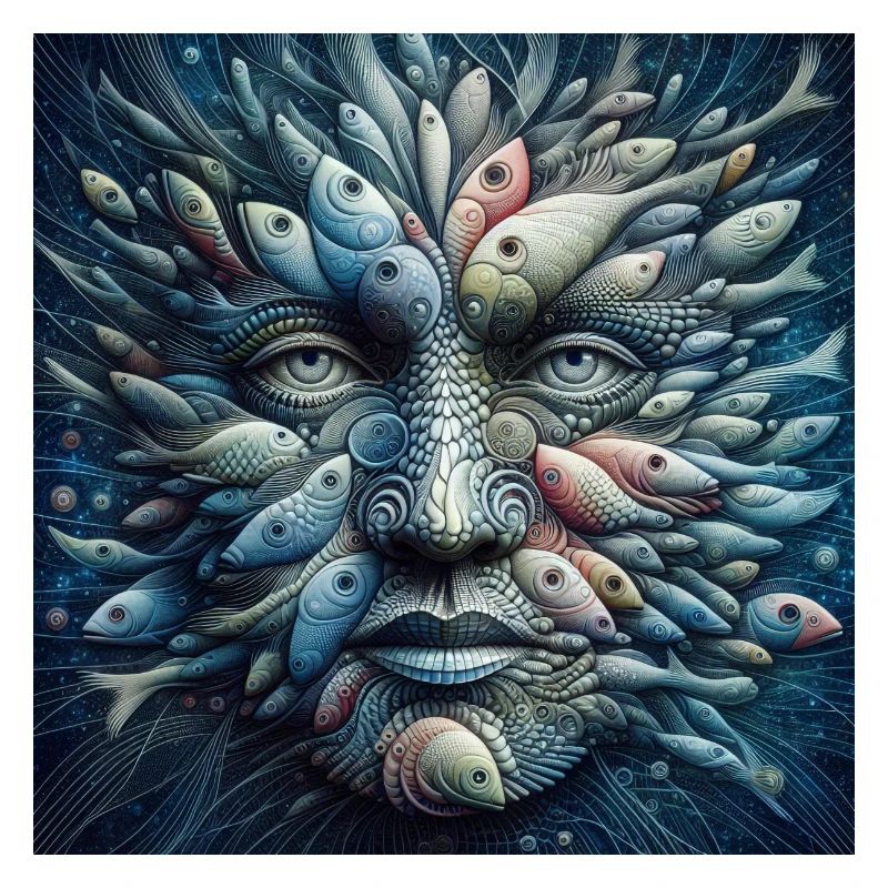 Visage de poisson