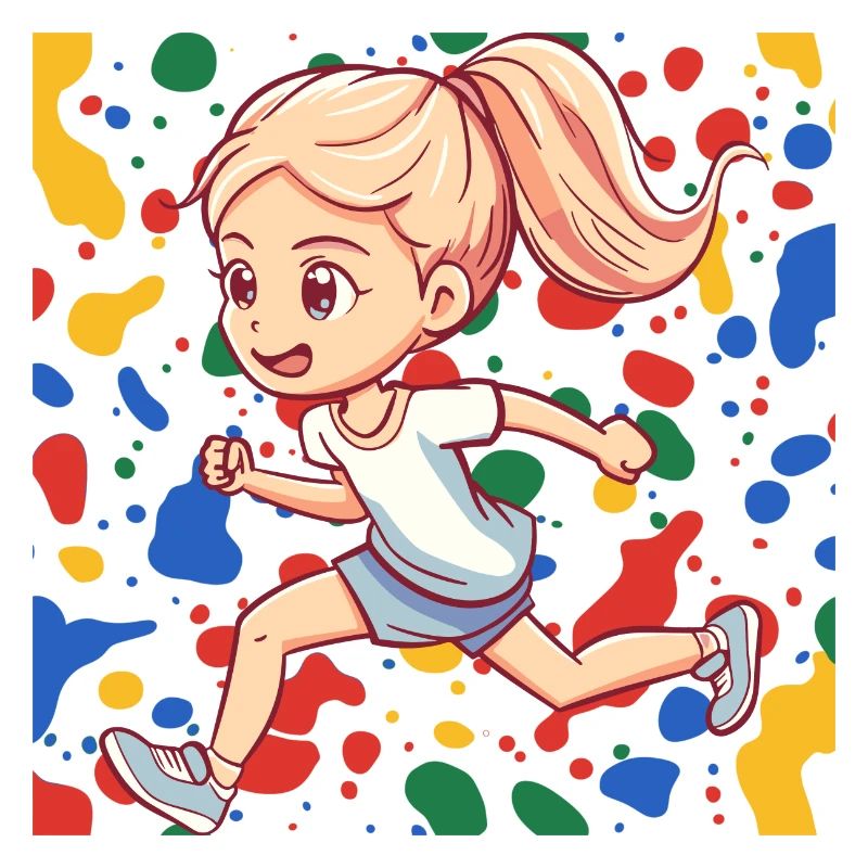 Coureur de sprint en cours d'exécution