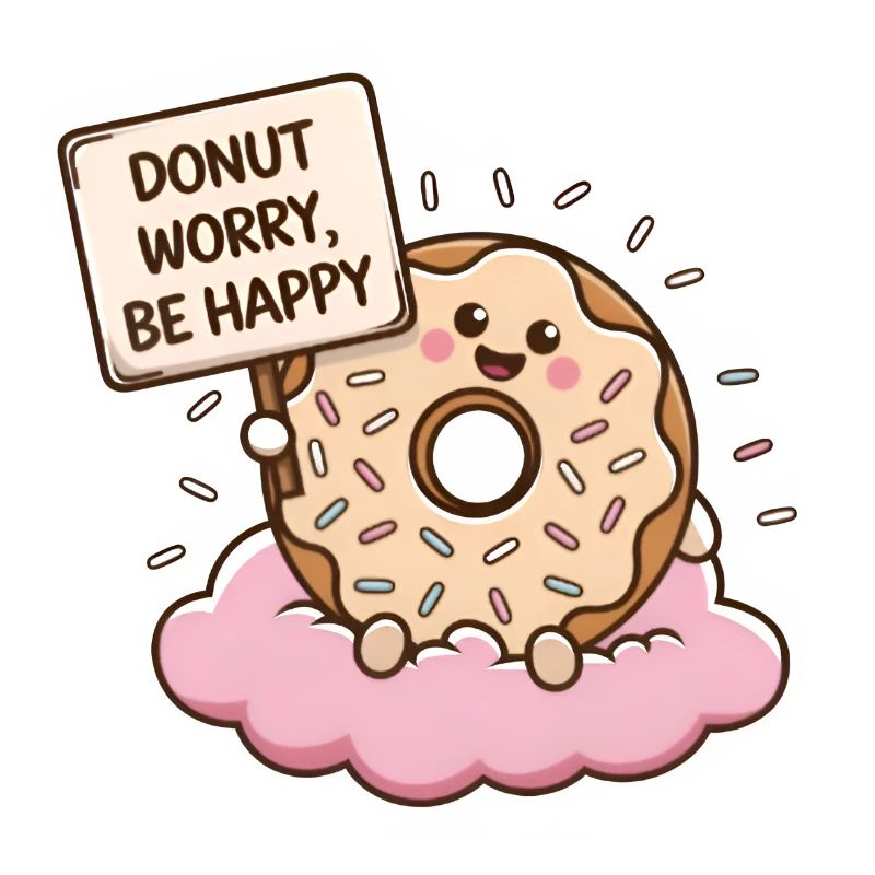 DONUT SORGE SEI GLÜCKLICH