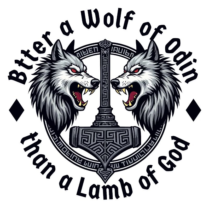 Lieber ein Wolf Odins als ein Lamm Gottes