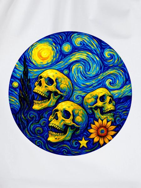 Van Gogh Skull