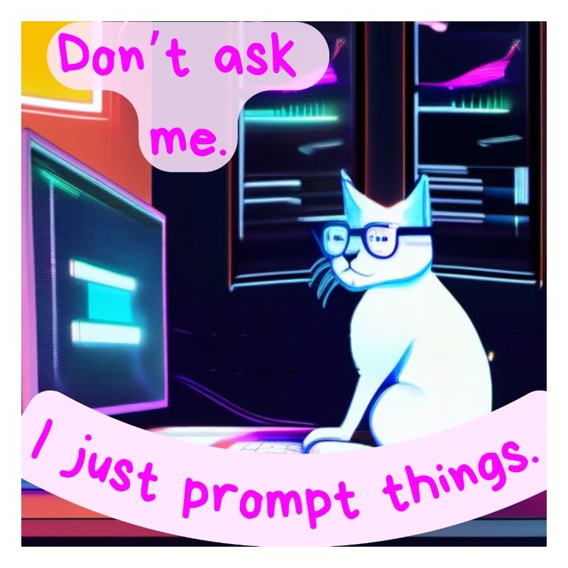 Don't Ask Me, I Just Prompt Things – Grumpy AI Cat