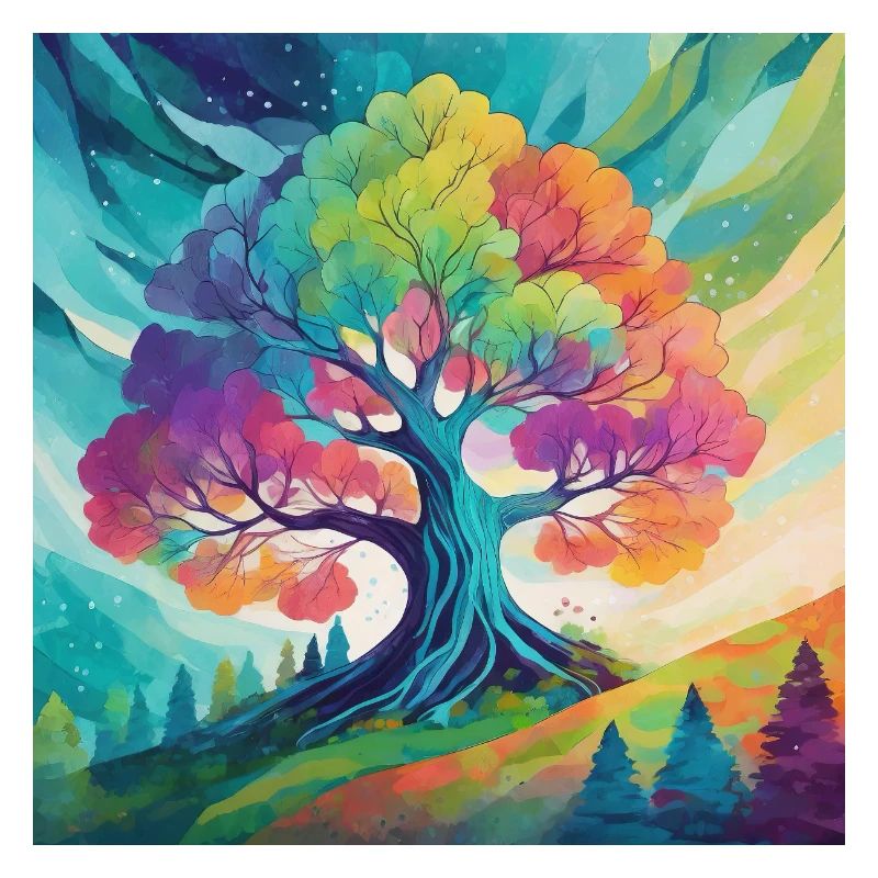Rainbow Tree of Creativity