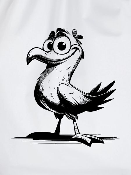 Comedy Vogel Lachgarantie mit Schnabel